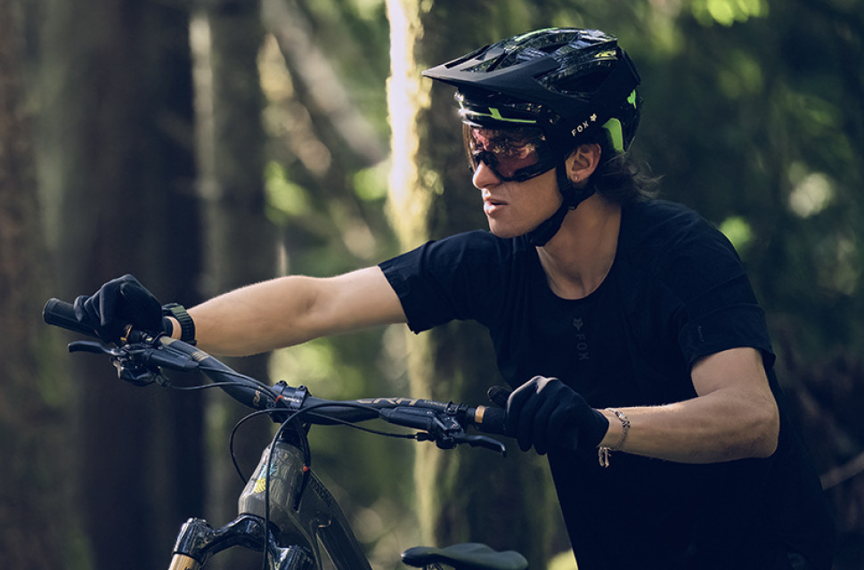 Goggles with open face helmet mtb sale